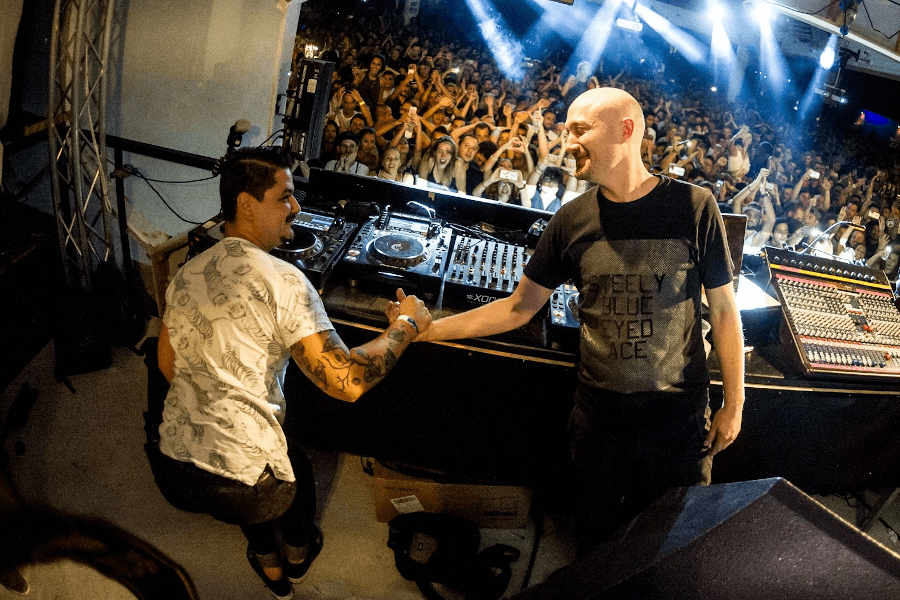 Carl with Paul Kalkbrenner