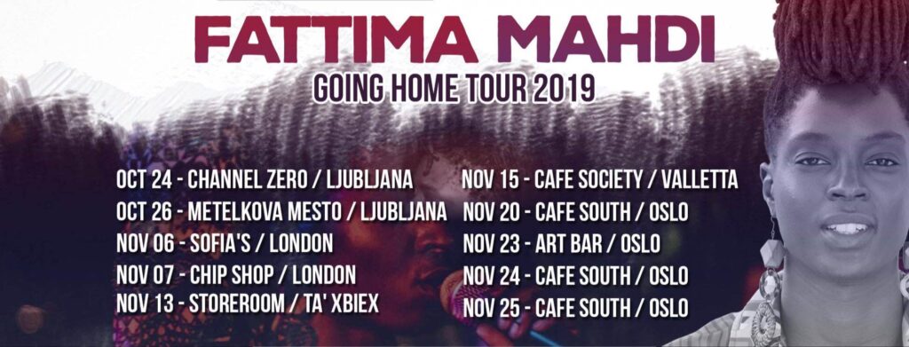 Fattima Mahdi Tour dates