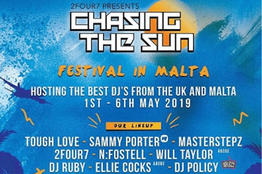 Chasing The Sun Main line-up