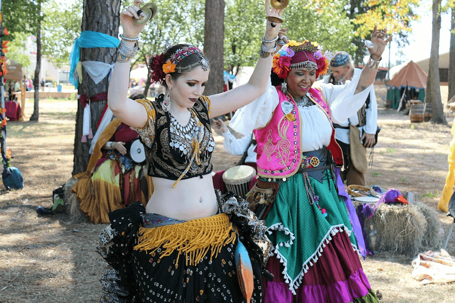 Belly Dancers in performance