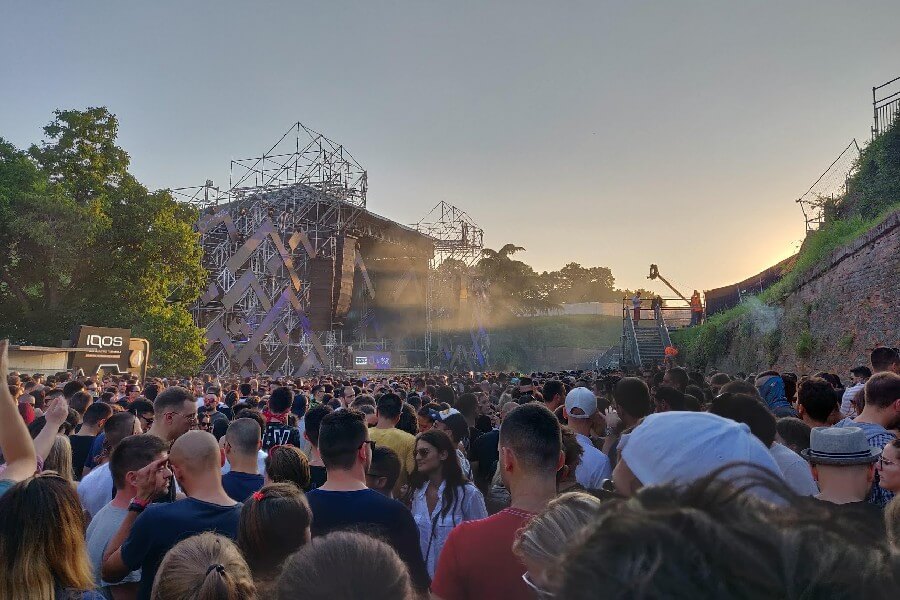 Carl Cox at Exit festival sunrise