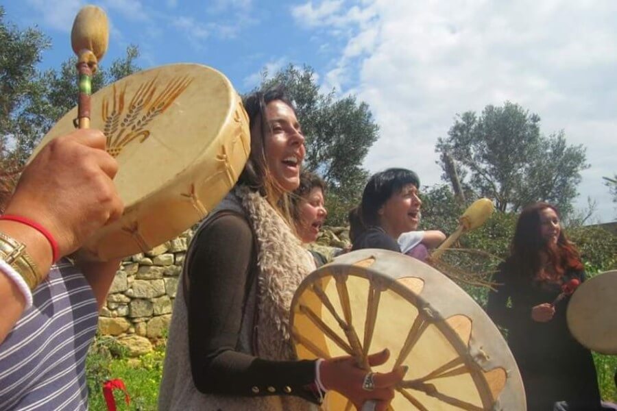 We drum together, laugh together, cry together, sing and honour nature