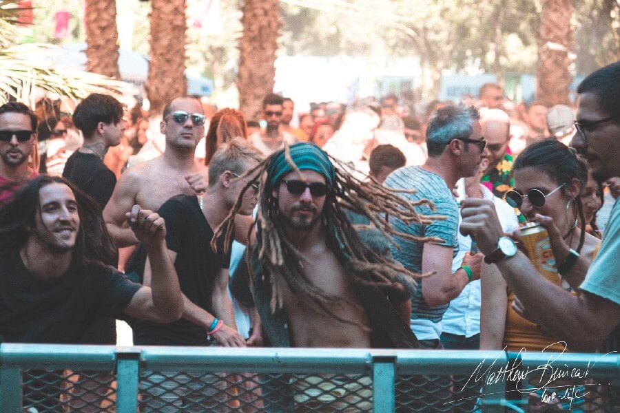 Psy trance raving at Earth Garden Festival