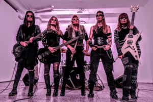 Serbian metal girl band Nemesis