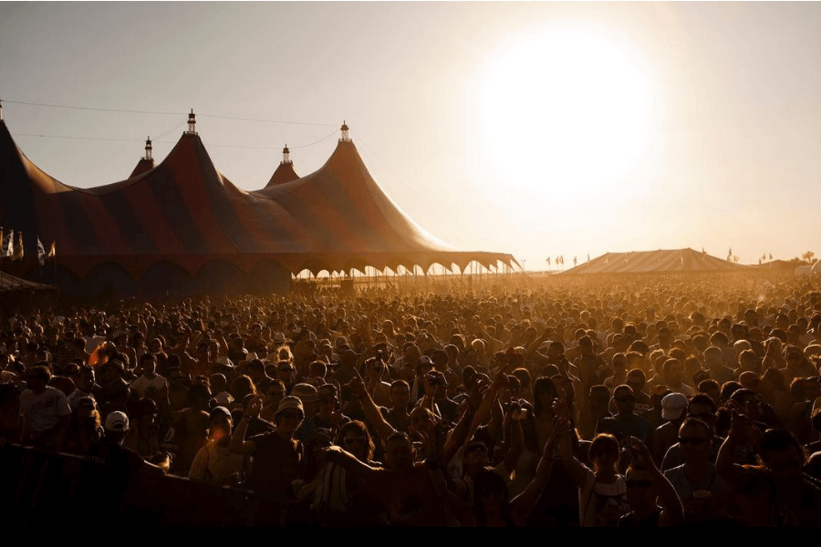 Monegros Festival in the Monegros Desert, Spain