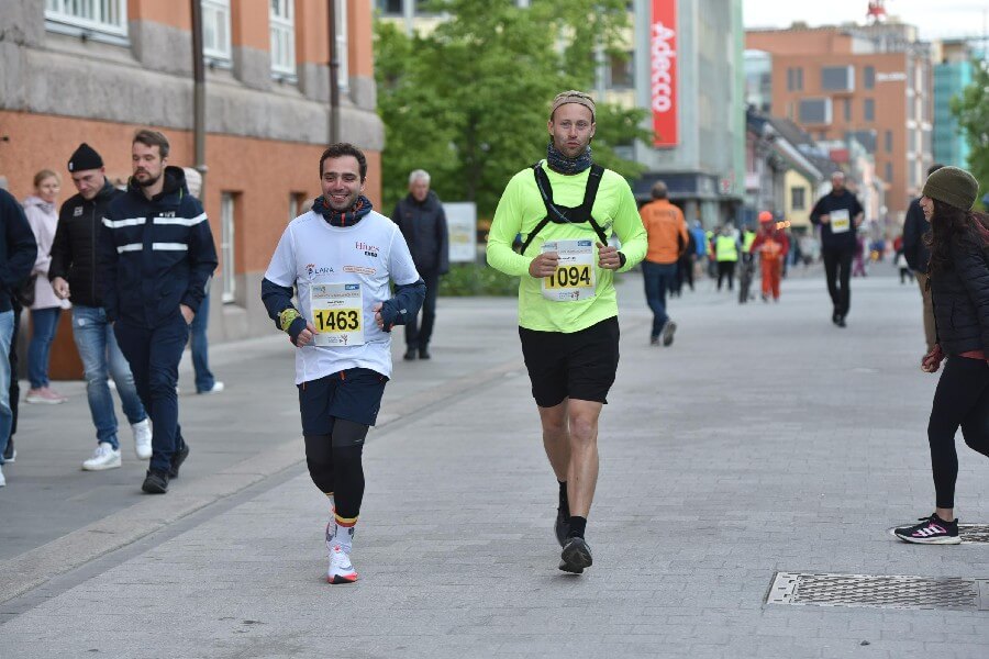 I run my first Midnight Sun Marathon somewhere in the Arctic Circle