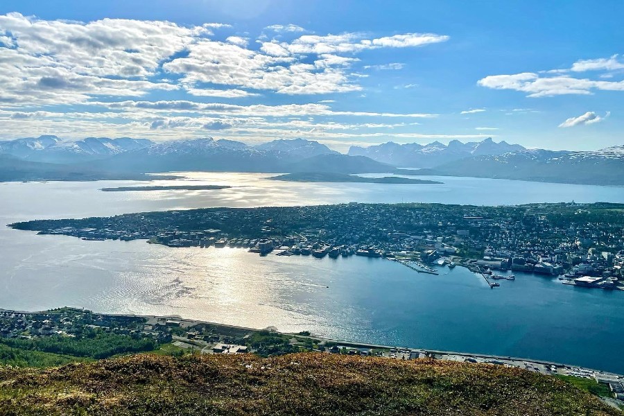 Tromsø island from above