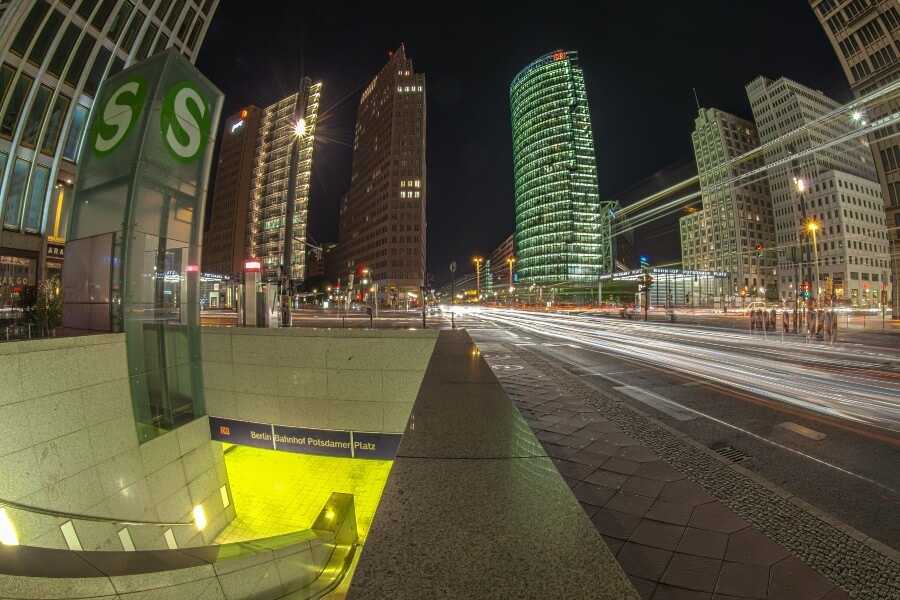 Berlin at night by Wendelin Jacober