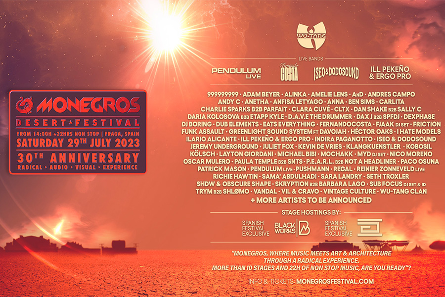 Monegros Festival lineup