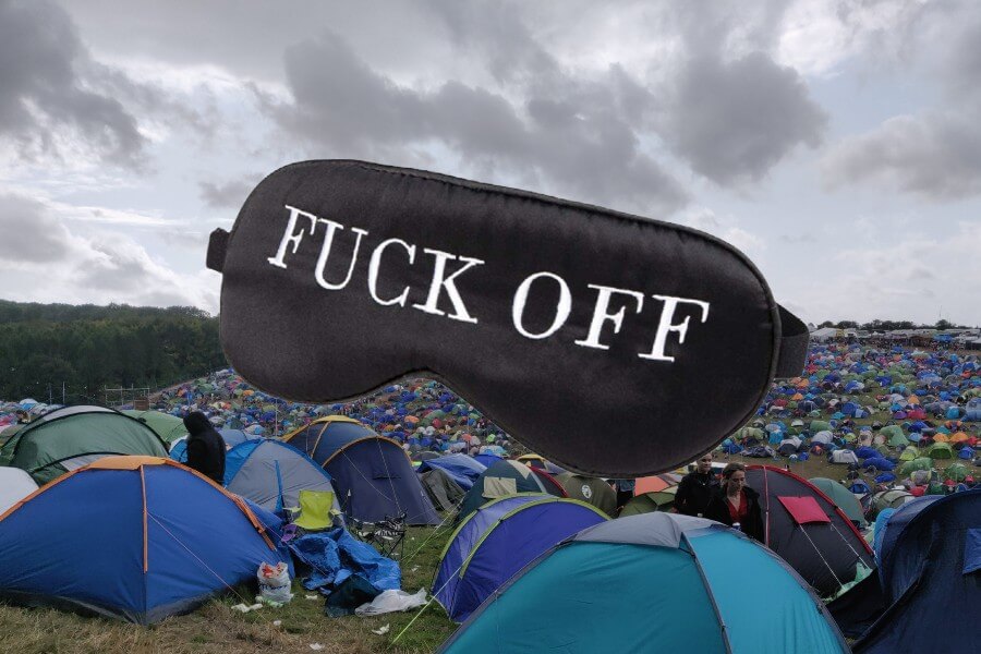 sleeping mask for festivals