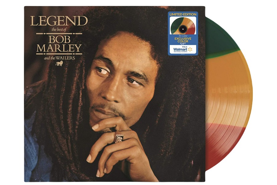 Bob Marley & The Wailers Green, Yellow and Red unique LP