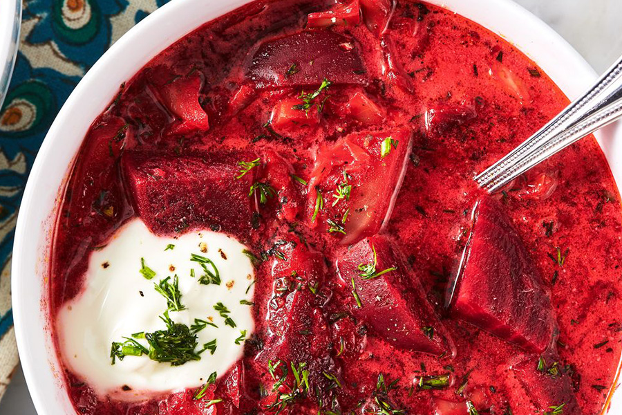 Borscht, a Russian delight packed with nutrients