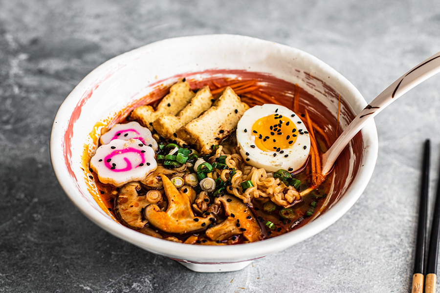 Ramen, the comforting and savoury Japanese noodle soup