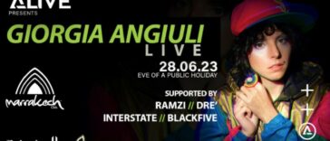 Giorgia Angiuli event poster by alive