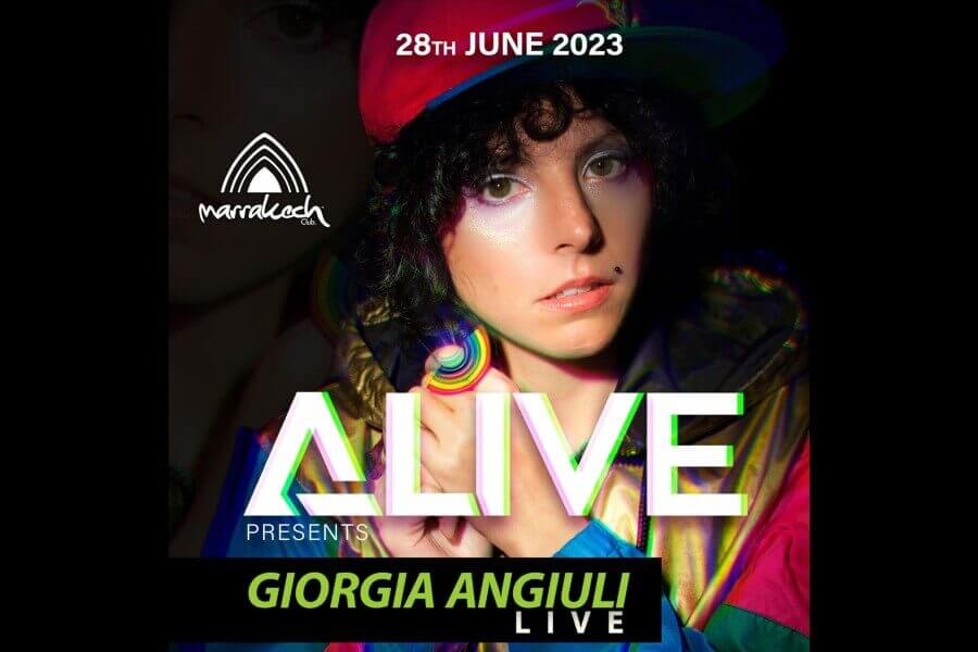 Giorgia Angiuli at ALIVE cover poster