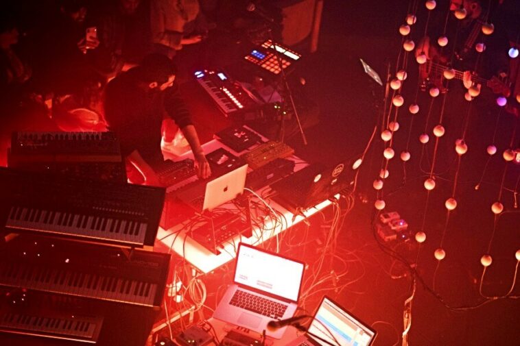 Performance at Electronic Music Malta.