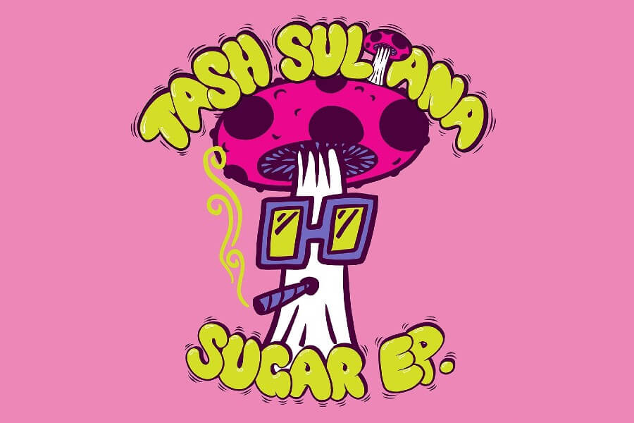 Album art of Tash Sultana's latest EP Sugar