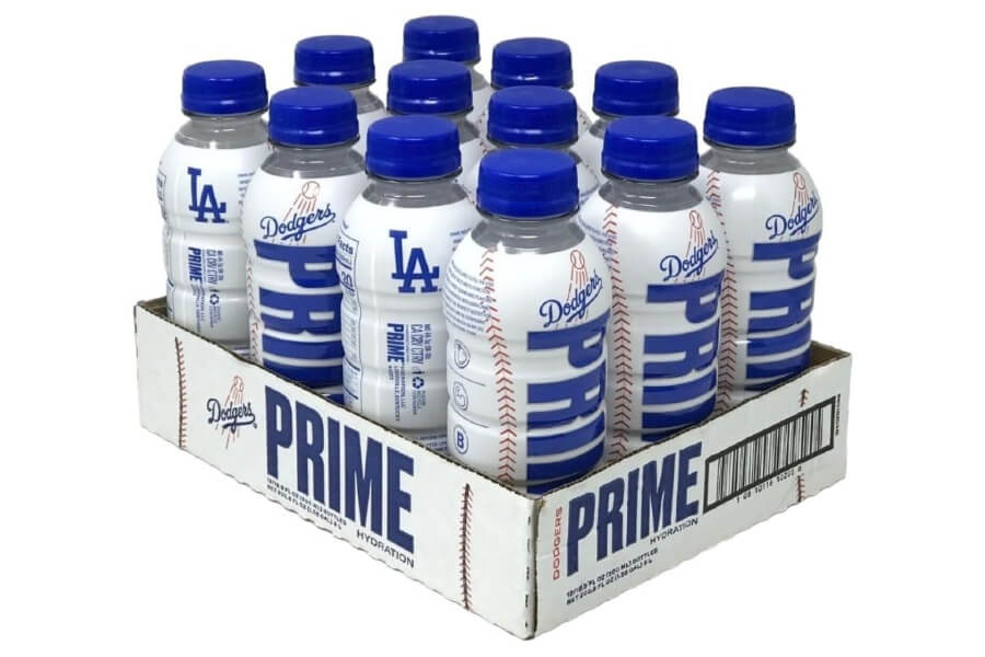 12 pack of Prime drinks for LA Dodgers