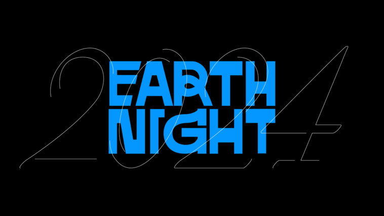 Text saying Earth Night 2024