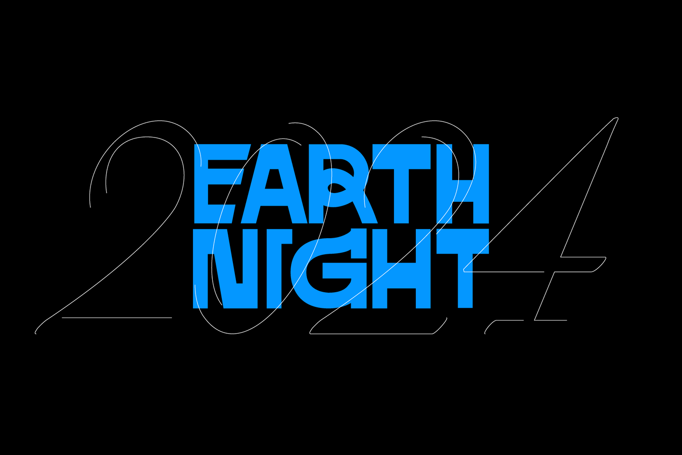 Text saying Earth Night 2024