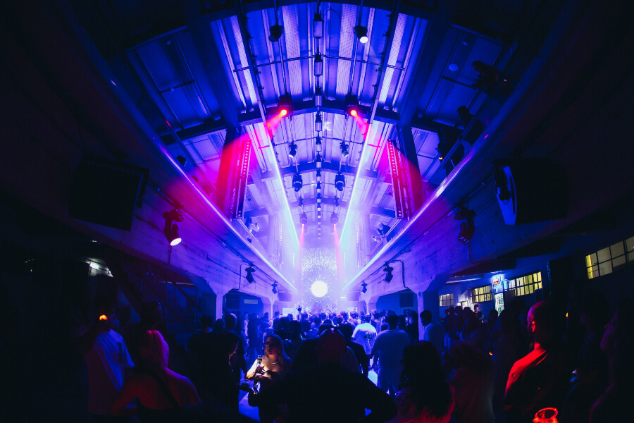 The Hangar stage