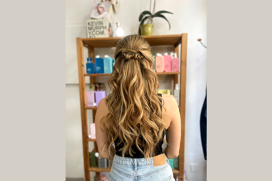 Braided hair to go out