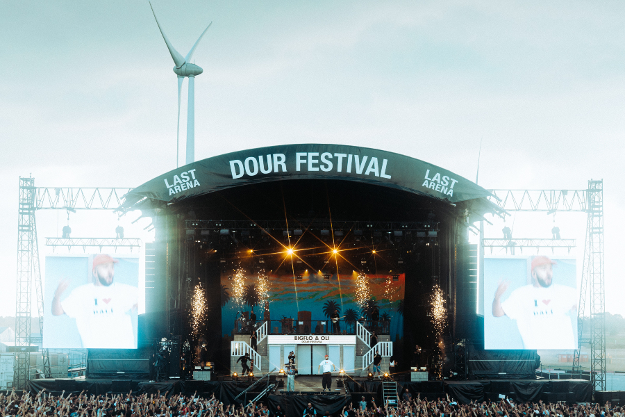 Last Arena stage at Dour Festival 2025