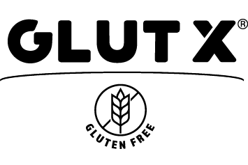 Glutx logo black text